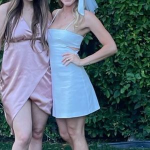 White Cut out Zara Dress